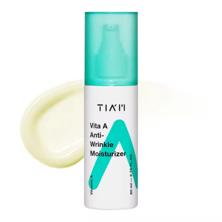 TIAM Vita A Crema hidratante antiarrugas, 2.7 fl oz, crema hidratante ligera para reafirmar, suavizar y piel, cuidado de la piel coreano - 1