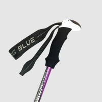 Bastones de senderismo ultraligeros para adulto y niño, bastón plegable para caminar, acampada, familia, 62-135cm - details 4