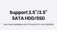 UGREEN-estación de acoplamiento para disco duro, adaptador SATA a USB 3,0 para 2,5, 3,5, SSD - details 4