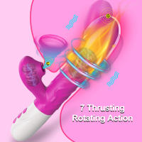 Succionador de clítoris para mujer, vibrador de empuje, telescópico estimulador automático del punto G, masturbación femenina, Juguetes sexuales para adultos - details 2