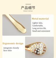 Anti-Aging Dolphin Facial Roller Single-Head Metal Guasha Tool for Eye and Skin Relaxation Body Massage Stick - details 7