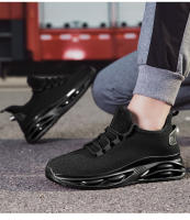 Nuevo Primavera otoño grande 46 Flyknit para hombre, zapatillas ligeras y versátiles para correr, transpirables, tendencia deportiva de ocio al aire libre - details 4