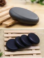 Piedra de Spa Caliente Natural 1PC Herramientas de Cuidado Masaje Alivio del Dolor Espalda Terapia con Piedra de Basalto - details 4