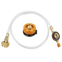 Adaptador de propano para estufa al aire libre, equipo de cilindro de gas de llenado de butano, suministros para acampar - details 6