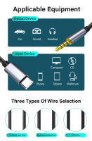 Nephy Adaptador de Audio AUX de 3.5mm al USB Tipo C, Cable de Alta Calidad para Auriculares, Altavoces, Micrófonos Accesorios de Electrónica - details 1