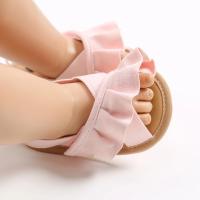 Sandalias de Punta abierta con volantes para niña, recién nacida, primavera y verano - details 24