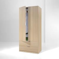 Armario de 2 Puertas y 2 Cajones Acabado Blanco Artik Medidas 81cm x 180cm x 52cm - details 7