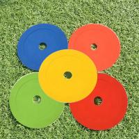 Disco de marcador de conos planos de fútbol, 10 piezas, marcadores de entrenamiento de agilidad de velocidad para deportes de baloncesto, equipo de entrenamiento portátil - details 4