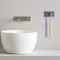 Soporte para cepillos de dientes autoadhesivo de pared, adecuado para dormitorios y baños, de 2 cepillos - details 5