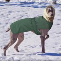 Ropa Térmica Para Perros Invierno Impermeable Chaqueta Gruesa Para Medianos Y Grandes Cachorros Rojo Negro Con Agujero Para Correa Greyhound - details 13