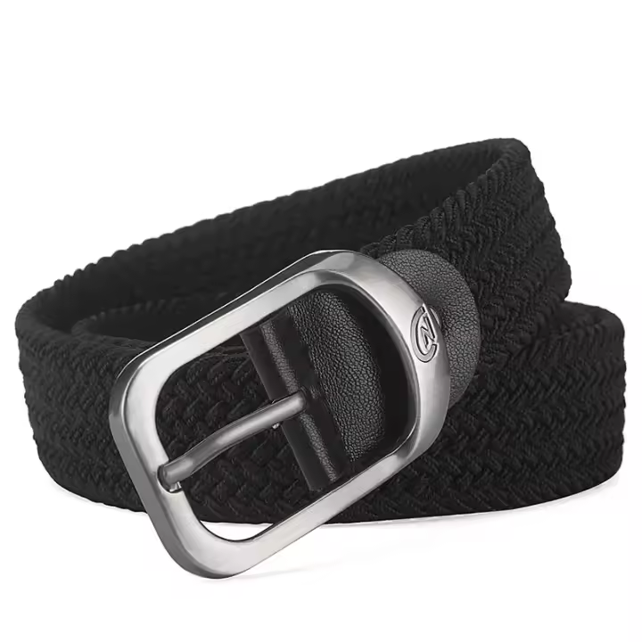 Día de la madreCinturón elástico tejido Unisex para hombre y Mujer, cinturón de lujo de diseñador para hombre, hebilla de aleación, correas de cintura, Cinturones sin agujeros, Cinturones de lujo para Mujer - 1