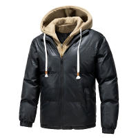 Ropa de algodón con capucha para hombre, abrigos sencillos a prueba de viento, Parkas gruesas para mantener el calor, Invierno - details 1
