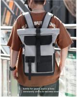 Mochila impermeable para deportes al aire libre para hombre, bolsa enrollable para ordenador portátil, viaje al aire libre, campamento - details 16