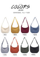 Bolso cruzado minimalista de gran capacidad para mujer, bolso pequeño de hombro para estudiante, bolso de dumplings versátil, nuevo estilo - details 10