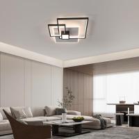 Goeco Lámpara de Techo LED Moderna Brillante, Ajustable, Control Remoto Aluminio, Acabado Lacado - details 7