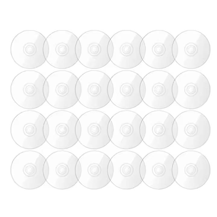CDs transparentes para pintar en blanco para decoración, Cd de pared para decoración de habitación, manualidades, 30 piezas - 1