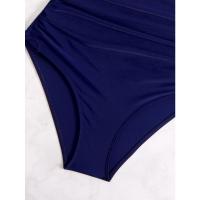 Vacaciones en la playa, traje de baño Unido mujer 2025 nuevo bikini de baño sólido - details 31