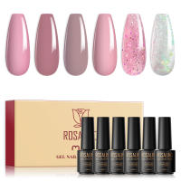 ROSALIND-Kit de esmalte de Gel para uñas, semipermanente UV Led, serie rosa, 7ml - details 52