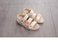Sandalias de gladiador con flores para niña, zapatos de playa suaves, sandalias florales de verano, moda de princesa, alta calidad - details 15