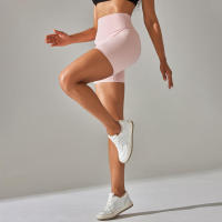Ness Pantalones cortos deportivos para mujer, pantalones cortos de secado rápido para ciclismo y yoga, 31 colores - details 21