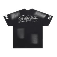 2025 Camisas casuales básicas de moda de verano, camisetas holgadas de algodón puro para hombres y nuevas camisas de manga corta para parejas con estampados de logotipos en la parte delantera - details 1
