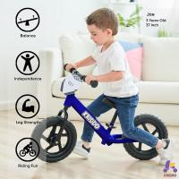 años, Edad 18 Meses a 5 años, Bicicleta de Empuje de 12 Pulgadas con Placa Individual (3 juegos de pegatinas incluidas), Bicicleta de regalo para 2-3 niños y niñas - details 19