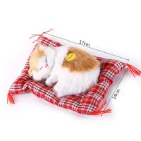 Juguetes de peluche de simulación de animales para niños, muñeco de felpa para dormir, gatos con sonido, decoraciones de juguete, regalo de cumpleaños para niños - details 22