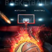 1pc Balón de Baloncesto Tamaño Oficial 7 - Material PU Duradero, Diseño Rojo y Amarillo con Agarre Texturizado Negro, Perfecto para Juego Interior y Exterior, Equipo Deportivo para Adultos, Colores Mixtos, Accesorios de Baloncesto - details 0