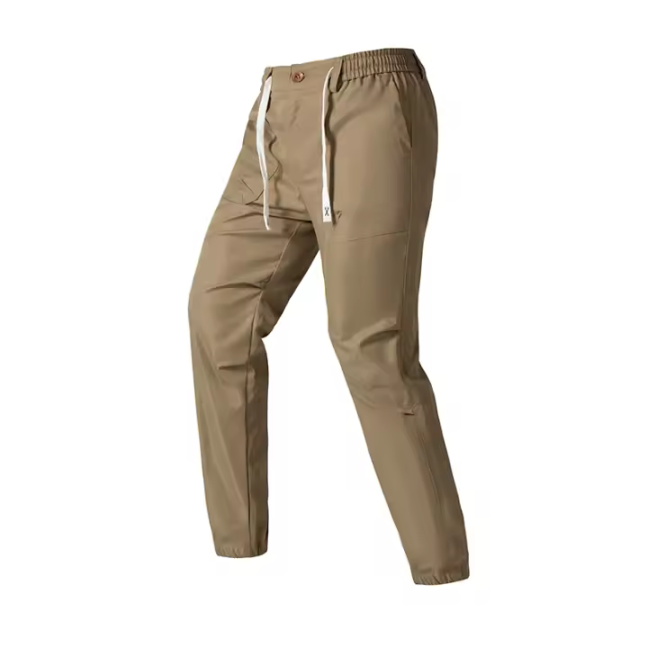 CHAIFENKO Pantalones de Sudor para Hombres Cómodos, Versátiles, Transpirables para Primavera/Verano 21 Tela de Poliéster, Largo al Tobillo - 1