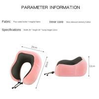 Almohada de Espuma Viscoelástica en Forma de U para el Cuello Almohada de Viaje Suave - details 3