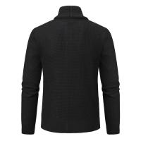 Suéter de lana tipo cárdigan holgado y cálido, informal, cómodo, moderno y moderno para hombre en otoño e invierno - details 14