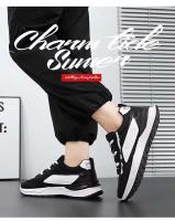 Verano 2025 nuevos zapatos deportivos blancos de malla transpirable versión coreana estilo casual versátil para hombres - details 5