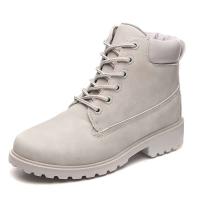 Botas de trabajo clásicas de cuero con cordones para hombre y mujer - details 1