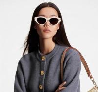 Toyear-gafas de sol clásicas de ojo de gato para mujer, anteojos de sol de diseñador de marca de lujo, montura de remache de Metal para mujer, Vintage, Sexy, a la moda - details 0