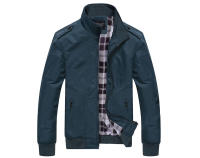 Chaqueta bomber ligera para hombre Estilo casual Material de poliéster de corte delgado - details 3