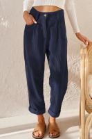 Pantalones elásticos coreanos cómodos originales de mujer Pana Lisa de pierna recta sueltos de Otoño Invierno - details 17