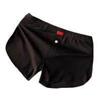 Calzoncillos Boxer simples a la moda, calzoncillos finos sin costuras de Color sólido, ropa interior transpirable de sensación fresca para hombres de verano - details 7