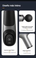 Pistola de Masajes Portátil con 4 Cabezales para Relajación y Recuperación - details 16