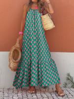 Vestido Boho Largo sin Mangas Vestido de Playa Bohemio para Mujer en Verano - details 13