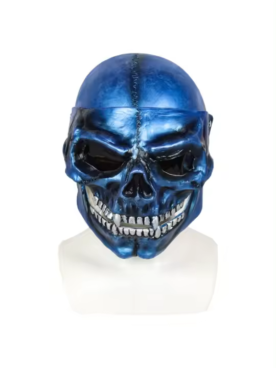 Máscara de casco de calavera de Halloween, cubierta de casco de cabeza completa, máscara de calavera completa - 1