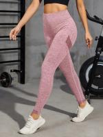 Pantalón de Yoga de cintura alta para mujer, ropa deportiva para correr, ciclismo y gimnasio, pantalones adelgazantes y levantamiento de cadera, mallas de Color sólido - details 18