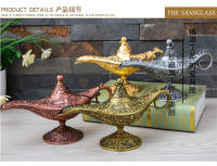 Lámpara de Wishings Mágica Aladdin Decoración Creativa Nórdica para el Hogar Artesanías de Metal - details 2