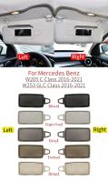 Parasol delantero interior del coche, cubierta del espejo de maquillaje Mercedes Benz W205 W253, Clase C GLC 2015-2021 C200 C300 - details 0