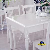 Mantel transparente de PVC, impermeable, a prueba de aceite, cuadrado, rectangular, para mesa de centro, B-419 - details 4