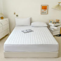 Bonenjoy-Funda de colchón acolchada, Sábana gruesa de Color sólido, Sábana elástica, ropa de cama para el hogar, sin funda de almohada, 1 unidad - details 14