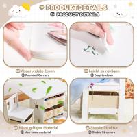 Mesa Infantil con 2 Sillas Muebles de Estar para Habitación de Niños con Espacio de Almacenamiento - details 5