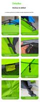 Tienda campaña montaje rapido impermeable Deportes al aire libre viajar Camping - details 7