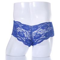 Encaje Sexy Ropa Interior Hombres Boxer hombre Transparente Bragas Ultra Finas Bolsa de Pene Sissy Hombre Bóxers Pantalones Cortos cueca - details 7