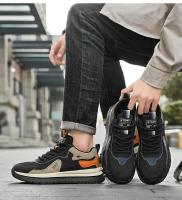 Zapatos Deportivos de Malla de Cuero Versátiles para Hombres 2025 Ligeros, Antideslizantes, Absorbentes de Golpes para Correr - details 3