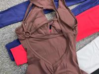 Ropa deportiva mejorada para gimnasio para mujer, pantalones cortos ajustados blancos, ropa deportiva sin mangas para entrenamiento de yoga - details 12